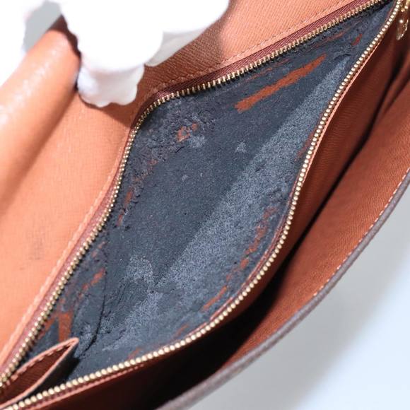 LOUIS VUITTON Monogram Porte Envelope Clutch Bag M51801 LV Auth 102302 - Picture 11 of 16